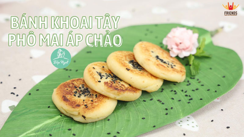 CÔNG THỨC BÁNH KHOAI TÂY PHÔ MAI ÁP CHẢO