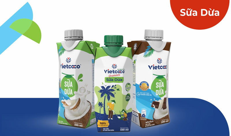 VIETCOCO INTRODUCES COCONUT MILK DRINK WITH A NEW LABEL