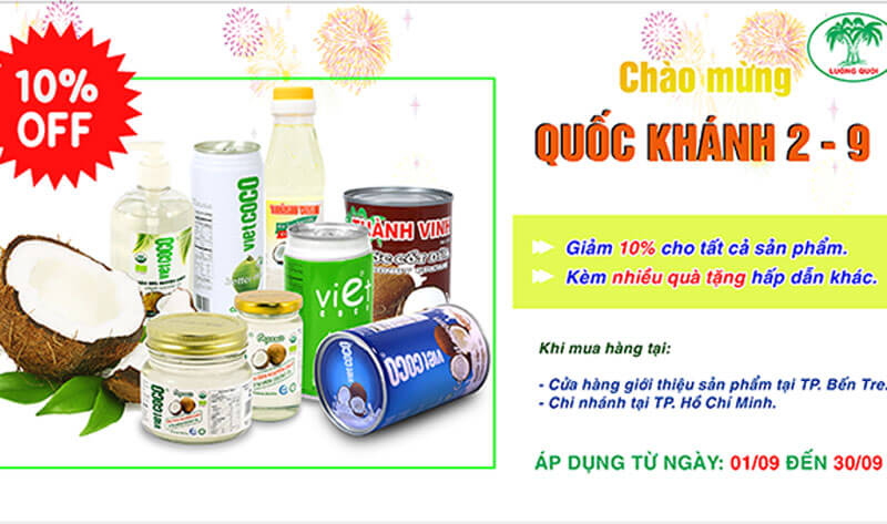 CHƯƠNG TRÌNH KHUYẾN MẠI ĐẶC BIỆT NHÂN DỊP QUỐC KHÁNH (02/09/2015)