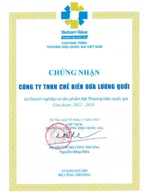 THƯƠNG HIỆU QUỐC GIA 2022-2024