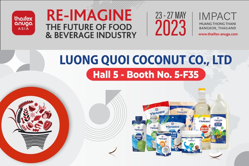 VIETCOCO ĐẾN THAIFEX – ANUGA ASIA 2023 VỚI MÀU SẮC MỚI