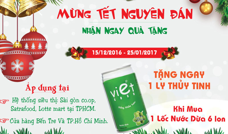 CHƯƠNG TRÌNH KHUYẾN MÃI"CHÀO MỪNG TẾT NGUYÊN ĐÁN 2017"