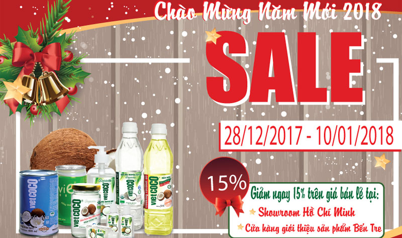 CHƯƠNG TRÌNH KHUYẾN MÃI "CHÀO MỪNG NĂM MỚI 2018"