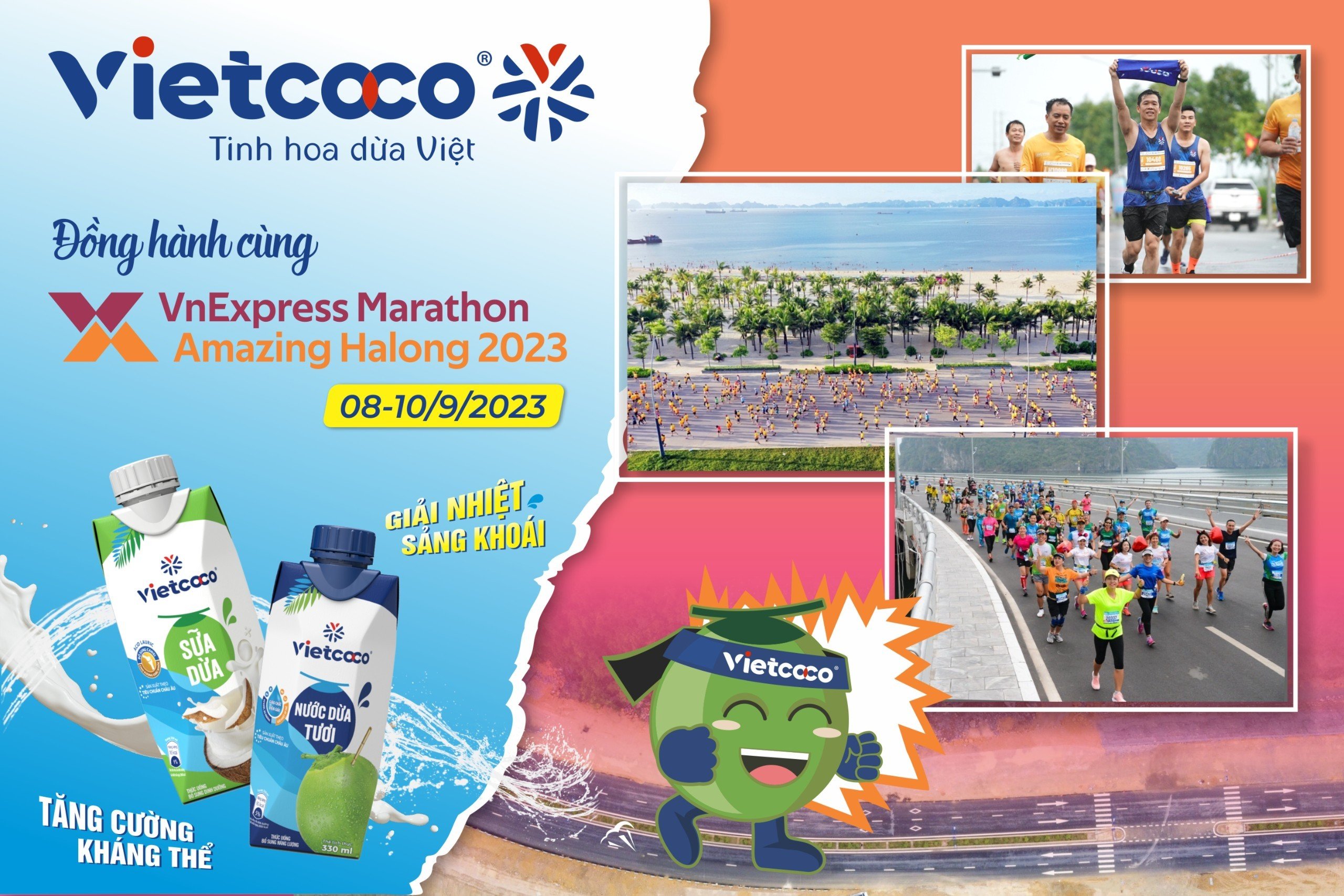 VIETCOCO TIẾP TỤC HÀNH TRÌNH TRÊN ĐẤT NƯỚC VIỆT NAM XINH ĐẸP - VNEXPRESS MARATHON AMAZING HALONG 2023