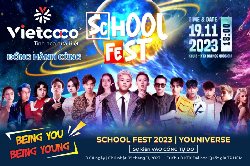 BỪNG SÁNG SỨC TRẺ CÙNG VIETCOCO TẠI SCHOOL FEST MÙA 4