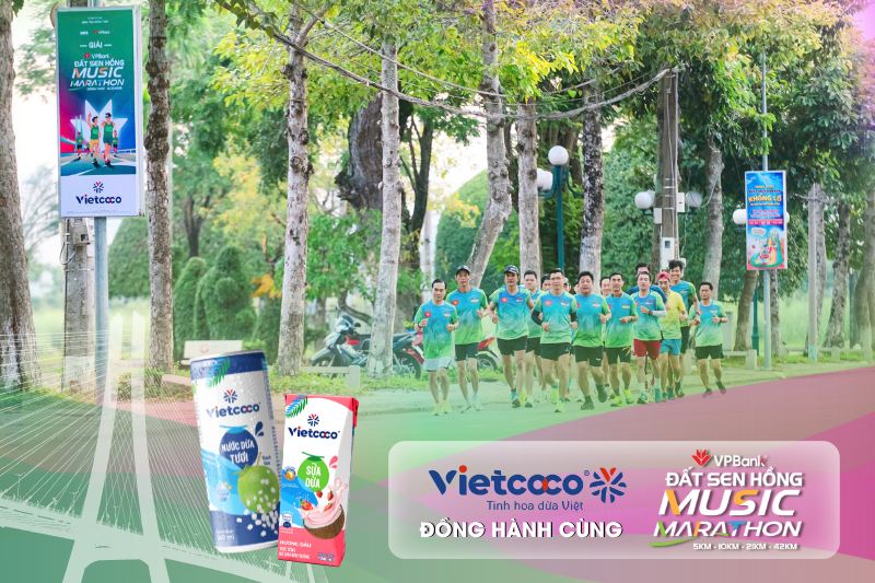 VIETCOCO "CHÁY" HẾT MÌNH CÙNG VPBANK ĐẤT SEN HỒNG MUSIC MARATHON 2025!