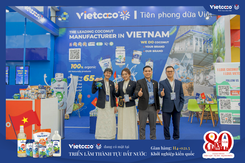 Mang tinh hoa Dừa Việt hòa nhịp cùng không khí đại lễ Quốc Khánh 2/9!